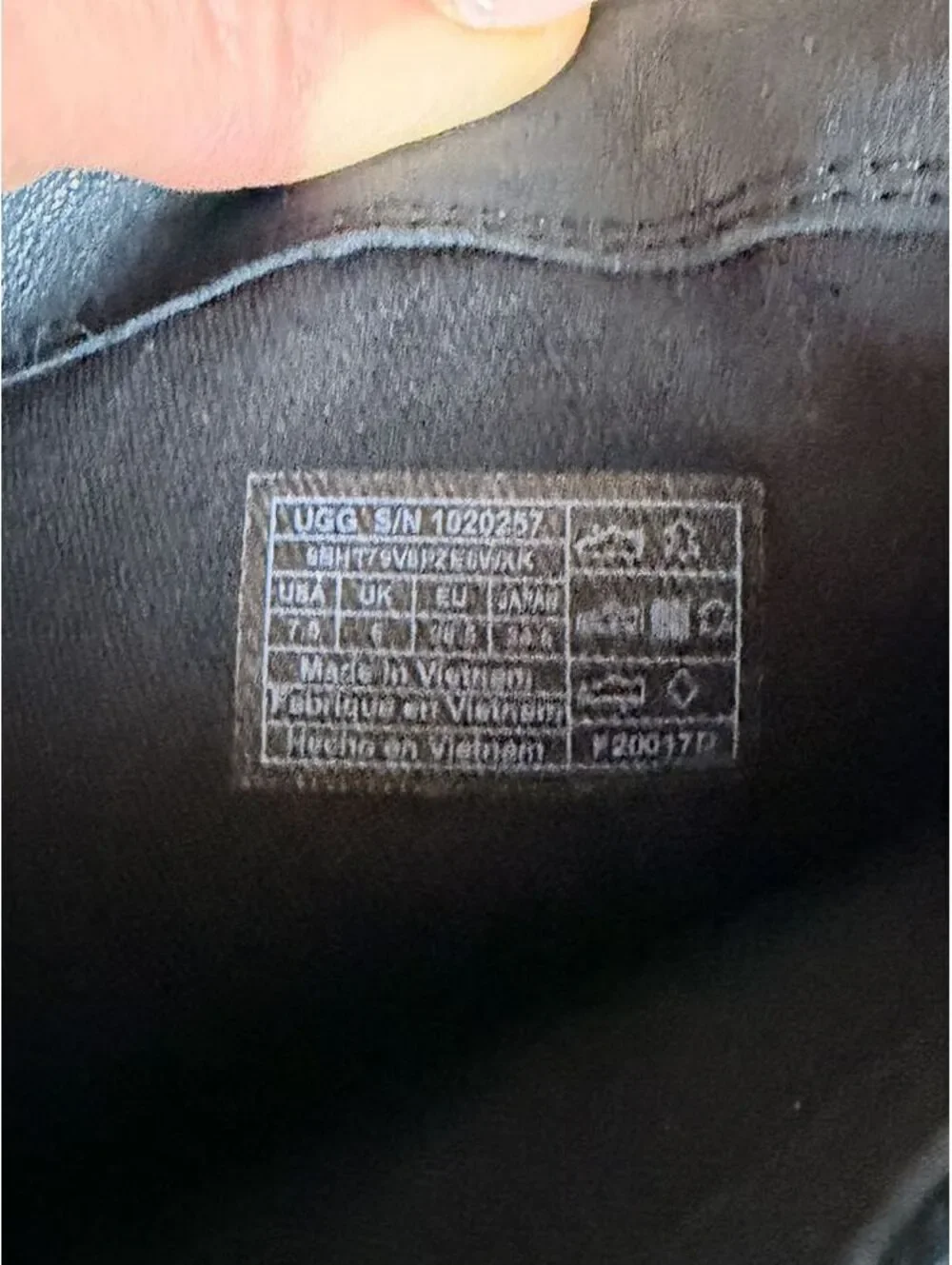 UGG Daley Tall Equestrian Riding Boots Black Suede Knee High Women’s 7.5 NWOB